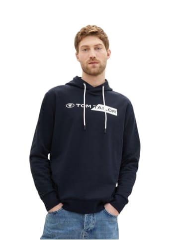 Sweatshirt PRINTED HOODIE in Blau