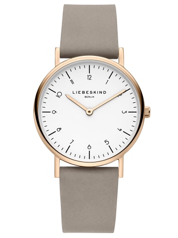 Armbanduhr The Small Minimalist in hellgrau