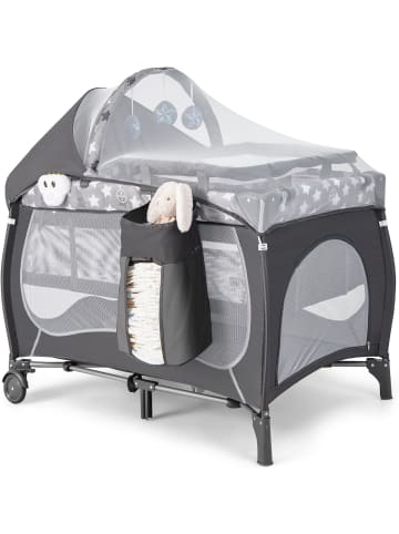 5 in 1 Babybett in Grau