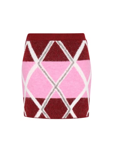 Women Skirt in burgundy rose