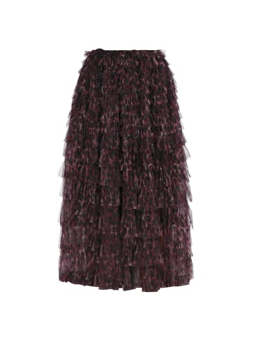 Women Skirt in burgundy