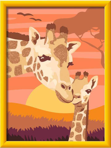 Ravensburger Kreativität Giraffe mit Baby in bunt