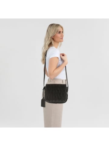 Dallas Umhängetasche Leder 22 cm black