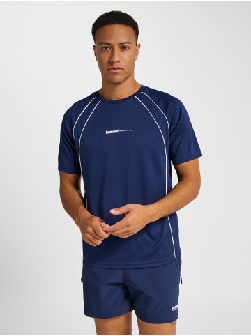 T-Shirt Hmlpulse Herren in DRESS BLUES
