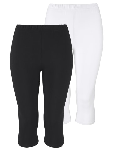 Leggings in weiß, schwarz