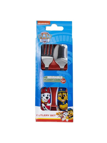 Paw Patrol Kinderbesteck Set 2-teilig – Löffel & Gabel mit in Weiß