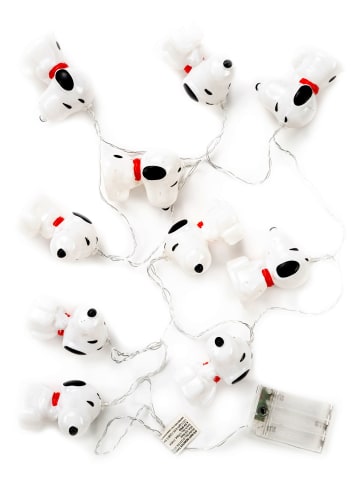 Peanuts Snoopy LED Lichterkette 2m 10 LEDs warmweiß batterie innen in weiß