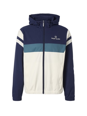 Track Jacket in navy/gardenia