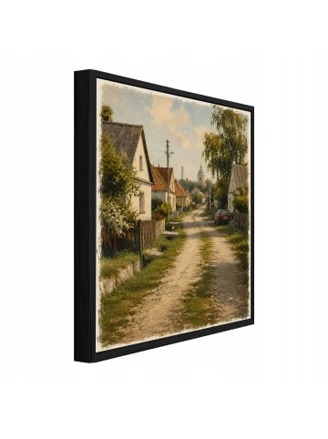 Bilder mit Rahmen Landschaft in Beige