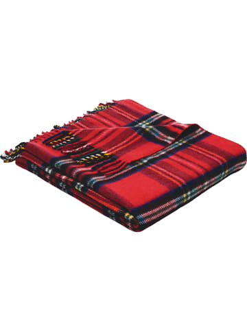 Baumwollmischung Plaid Padua in rot
