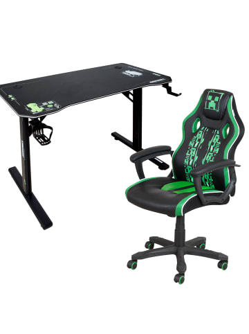 MINECRAFT - Schreibtisch, Bürotisch, Gaming-Tisch