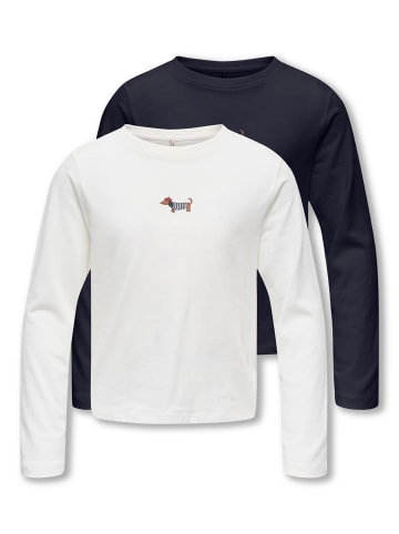 2er Pack Langarmshirt Kogrex Biobaumwolle in night sky
