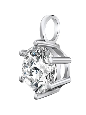 Anhänger aus Messing mit verziert mit Kristallen von Swarovski® in silber