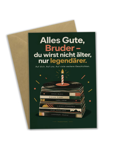 Glückwunschkarte Geburtstag Geburtstagstorte st... in Weiß