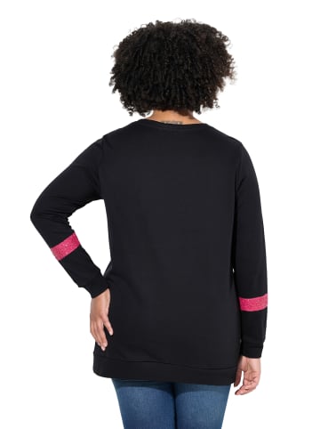 Sweatshirt in schwarz