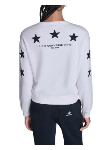 Sweatshirt in Weiß