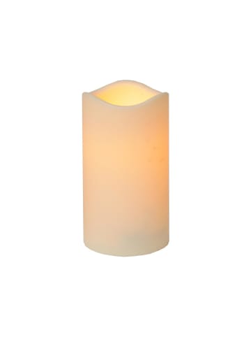 LED Stumpenkerze Paul, naturweiß, outdoor, H 15cm 