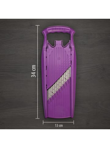 Gemüsehobel Welle-Waffel PowerLine in violett