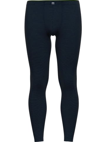 Baumwolle, Single-Jersey Bio Unterhose, lang in olivgrün-marine