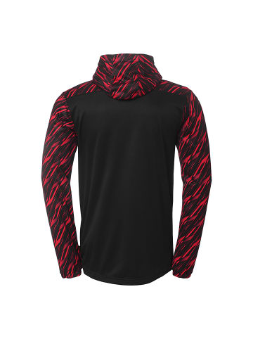 Trainingsjacke Progressive 28 Multi Hood Kids in schwarz/rot