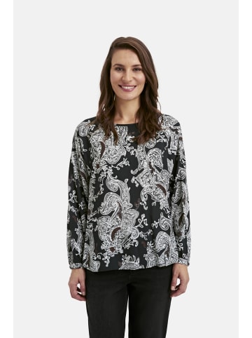 Bluse Deep Raglan in Anthracite Print