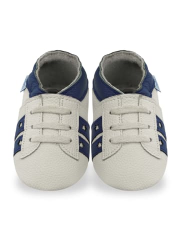 Baby Krabbelschuhe aus Leder, weiche Lauflernschuhe mit rutschfester Sohle 
