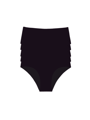 5er Pack Seamless Slip Savonna in Schwarz