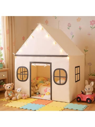 Spielhaus Kinder Indoor in Beige