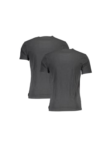 Schwarz Herren Undershirt aus Baumwolle