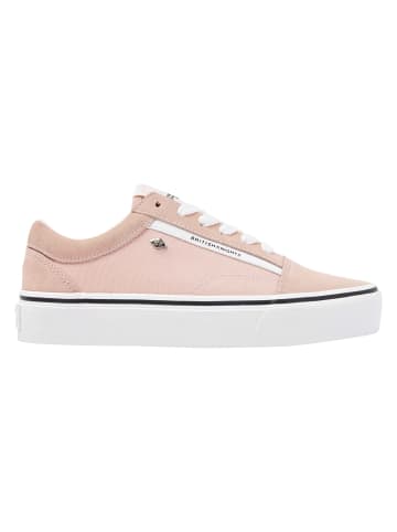 Sneaker Mack platform in zartrosa/weiss