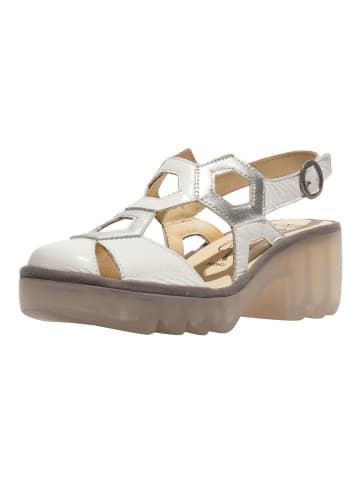 Sandalen Weiß/Silber