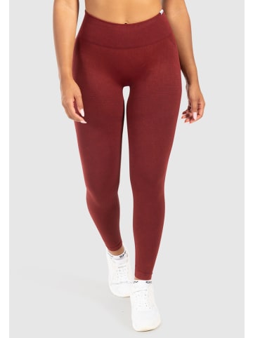 Leggings Yune Seamless Scrunch in Acid Bordeaux