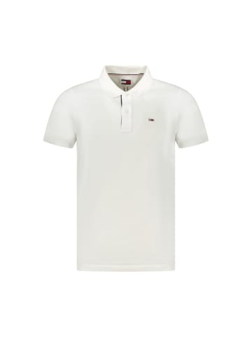 Weiß Baumwolle Herren Polo Hemd