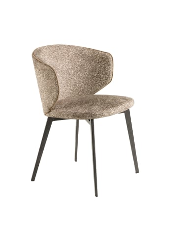 Stuhl 4240 in Braun marmoriert/Anthrazitgrau – (B)59 x (H)76 x (T)55 cm