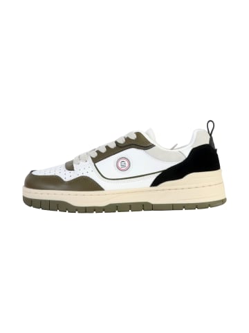 Leder-Sneaker von Vernaz Grün