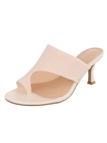 High-Heel Sandalette in Beige