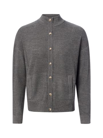 Strickjacke in anthrazit - 0001