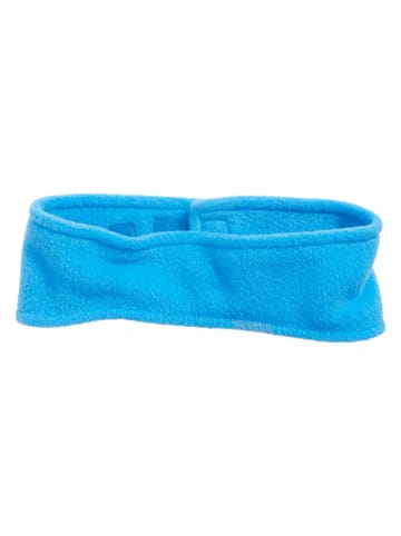 Fleece-Stirnband in Aquablau
