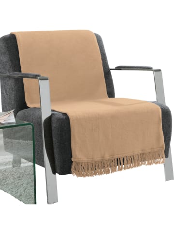 Baumwollmischung Sessel- und Sofaschoner Catania in beige