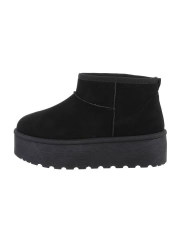 Stiefelette in Schwarz