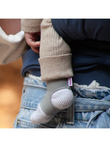Babysocken Sockenhalter in 3-er Set grau