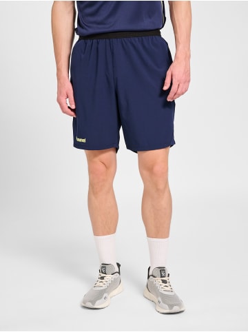 Verstellbare Taille Kurze Hose Hmlblaze Herren in MARINE/SHADOW LIME