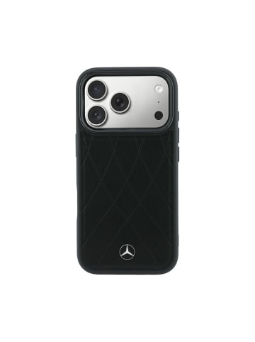 Mercedes Crossed Lines kompatibel mit iPhone 18 Pro und 17 Pro in Schwarz