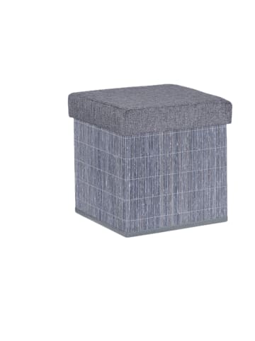 Sitzhocker in Grau - (B)35 x (H)36 x (T)35 cm