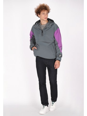 Herren Blouson in Graublau Colorblock