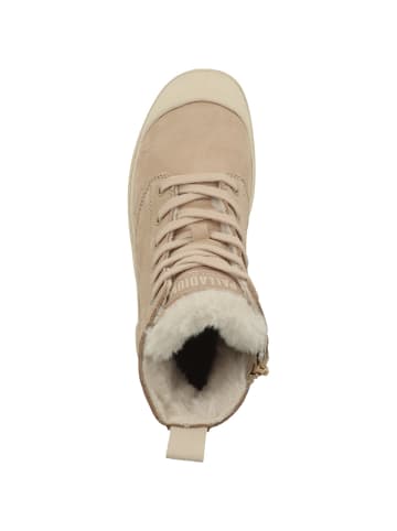 Schnürboots Pampa Hi Zip Wool in beige
