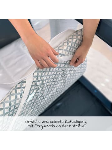 Wasserdichte Betteinlage 60 x 120 cm in weiss