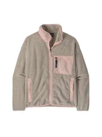 Fleecejacke in beige