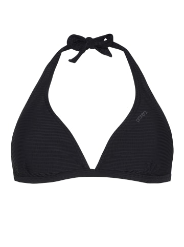 " MIXWANAKA halter bikini top B&C-cup in True Black