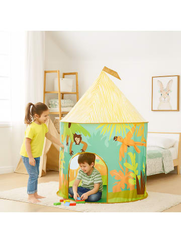 Spielzelt „Dschungel“ in Bunt – (H)125 x ø 105 cm